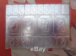 2 oz. 2018 Royal Canadian Mint Split-able art bar. 9999 ultra fine silver