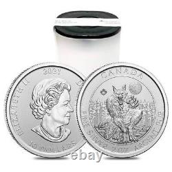 2 oz 2021 Royal Canadian Mint Werewolf 9999 Fine Silver Tube of 14 Bullion Coins
