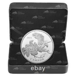 2 oz 2023 The Striking Bald Eagle Silver Coin Royal Canadian Mint