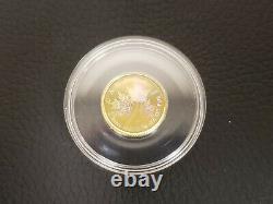 2001 1/4 oz Gold Canadian Maple Leaf HOLOGRAM Coin Low Mintage SKU-X1091