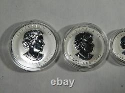 2004 Canadian Silver Maple Leaf Privy Mark set