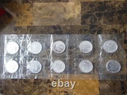 2004 Original sheet of Canada Silver Maples. $5.9999 silver coins