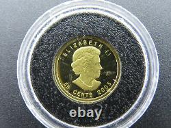 2005 1/25 oz Fifty Cent Gold Coin Voyageur Proof 9999 Fine Au 50¢ RCM Canada