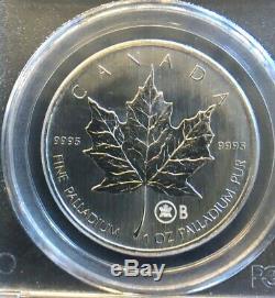 2005 Canada 1oz Palladium $50 Maple Leaf Test Coin B PRIVY PCGS MS-67 #209, RARE