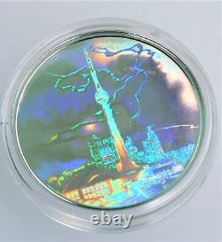2006- 1 OZ. 9999 silver Holographic CN tower Canadian with COA & OGP