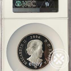 2006 NGC PF 69 Ultra Cameo $50 5 oz Proof Four Seasons Silver Canadian Coin