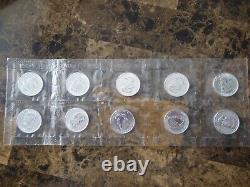 2006 Original sheet of Canada Silver Maples. $5.9999 silver coins