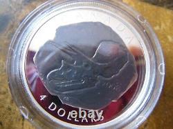 2007 2010 Canada $4 5 Coin Full Dinosaur Collection Fine Silver RCM. 9999