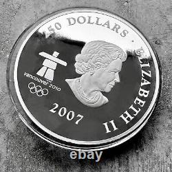 2007 250 Dollar. 9999 Silver Kilo Coin Olympic Games Early Canada