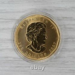 2007 Gold Maple Coin Test Privy 200 Dollar Fine Gold Rare 1 of 500 1ozt Canadian