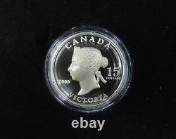 2008-2009 $15 Vignettes of Royalty Series 92.5% Sterling 30g Silver Coins Canada