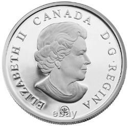 2008 $50 The Royal Canadian Mint 100th Anniversary Pure Silver Coin Elizabeth II
