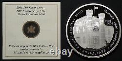 2008 Canada $50 100th Ann Royal Canadian Mint Fine Silver Proof 5oz #19754