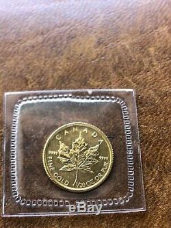 2008 RCM Sealed Canada 1/20 oz. 9999 Gold Maple Leaf Mint