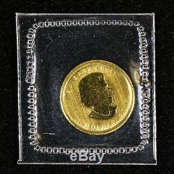2009 $1 Canada 1/20 oz. 9999 Fine Gold Maple Leaf Coin Sealed OPG Lot#Z855