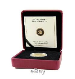 2011 $200 1/2oz Gold Coin Wayne & Walter Gretzky Royal Canadian Mint Canada