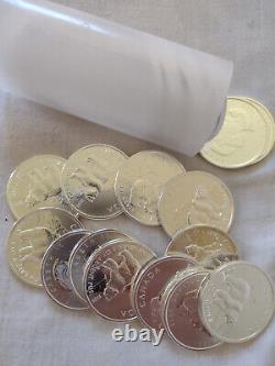 2011 Canada Wildlife $5 Polar Bear Silver Coin Tube- 25 Coins