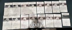 2011 Royal Canadian Mint Fabulous 15 Silver Coins