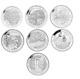 2012 $20 The Group Of Seven Set Of 7 Fine Silver Coins