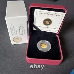 2012 CANADA 01 Cent 1/25 Oz 99.99 PURE GOLD COIN FAREWELL TO THE PENNY