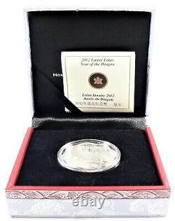 2012 Canada $15 Year of the Dragon Scalloped Silver Proof #18309z