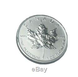 2012 Canada $50 One Ounce Platinum Maple Leaf Gem BU