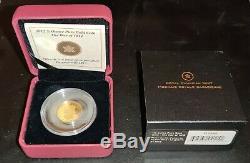 2012 Canada. 9999 Gold 1/4 oz. Proof Limited Mintage War of 1812 Commemorative