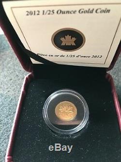 2012RCM, Farewell To The Penny, 1/25 Oz Proof Gold Coin