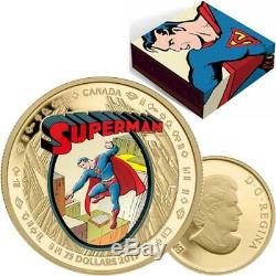 2013 14 Karat Gold $75 Anniversary Superman #1 Coin The Early Years Comic Canada
