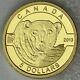 2013 $5 Polar Bear 1/10 Troy Oz. Pure Gold Proof Coin, O Canada Series #2