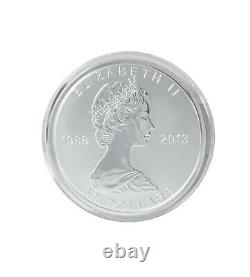 2013 $50 5oz Fine Silver Coin 25th Anniversary of the Silver Maple Leaf -RCM