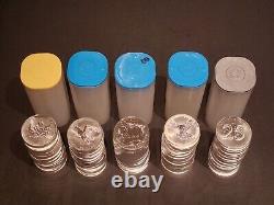 2013 Bison 1 oz. 9999 Silver Coins BU From Mint Tube of 25