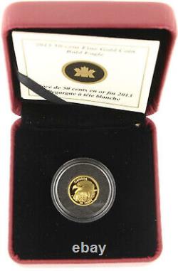 2013 Coin, Canada Coin, 50 Cent Coin, Bald Eagle, Royal Canadian Mint