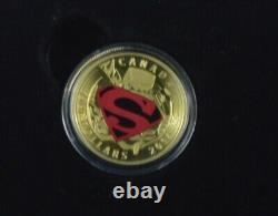 2014 $100 Superman 14kt Gold Coin Royal Canadian Mint