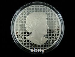 2014 2 oz $30 Fine Silver Coin Canada 75th Anniv Declaration of WWII 99.99% Ag