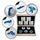 2014-2015 Canada $20 Silver The Great Lakes 5-coin Set With Display Case