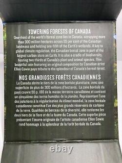 2014 Canada $200 Pure Silver. 9999 Coin Towering Forests Of Canada Original Box