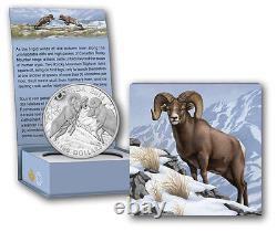 2014 Silver $100 BIGHORN SHEEP Coin