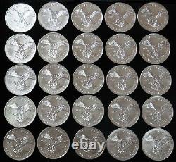 2014 Silver Canada Roll (25) Peregrine Falcon Wildlife Choice Mint State Coins