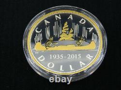 2015 2 troy oz One Dollar Renewed Silver Dollar Coin THE VOYAGEUR 99.99% Ag, GP