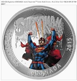2015 $20 ACTION COMICS #1, 2, 28 Set of 3 Superman Coins Pure Silver