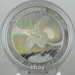 2015 $20 Story of the Northern Lights The Raven 99.99% Pure Silver Hologram