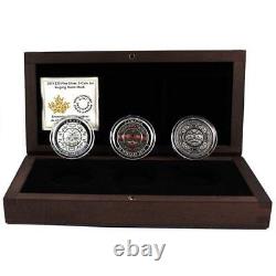 2015 $25 9999 fine silver 3-coin set Singing Moon Mask Royal Canadian Mint