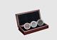 2015 $25 Fine Silver 3 Coin Set Singing Moon Mask, Ultra-high Relief Coins