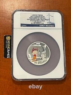 2015 $30 Canada Looney Tunes 2 Oz Silver Proof Rabbit Of Seville Ngc Pf69 Er