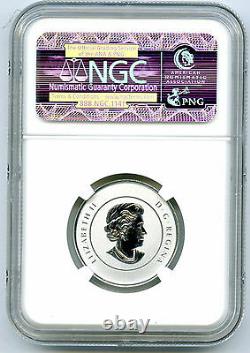 2015 Canada $25 Silver Ngc Sp70 50th Anniversary Canadian Flag