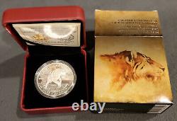 2015 Limited $20 Prehistoric Animals Scimitar Sabre-Tooth Cat 1 oz Silver Coin