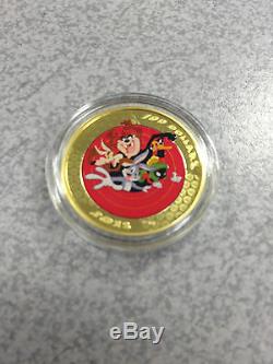 2015 Royal Canadian Mint $100 Gold Coin Bugs Bunny and Friends (Looney Tunes)