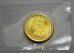 2016 Canada 1/4 oz. 9999 Gold $10 Snow White Falcon Coin Mint Sealed -Free Maple