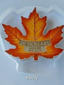 2016 Canada $20 1oz Silver Proof Canadian Maple? PCGS PR69DCAM Colorized Coin